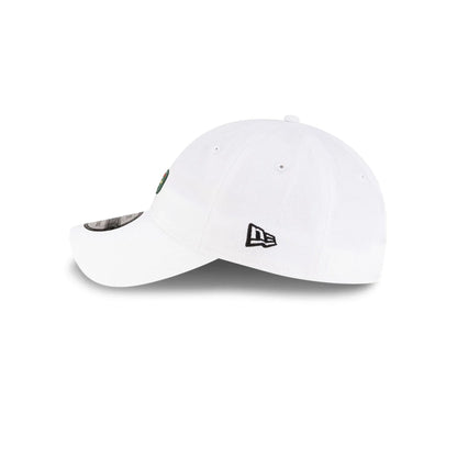Pictured is this Lacoste X New Era Golf 9TWENTY cap in white.  5