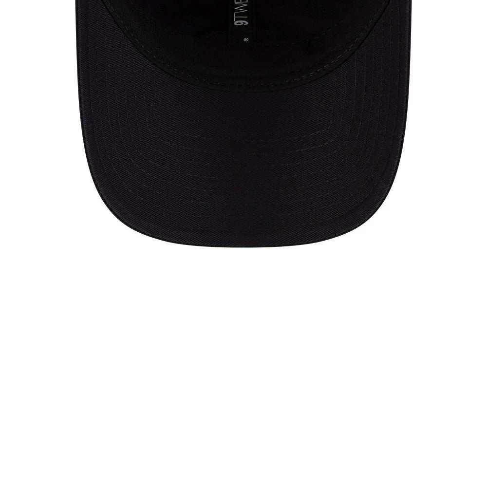 Pictured is this Lacoste X New Era Golf 9TWENTY cap in navy. 7
