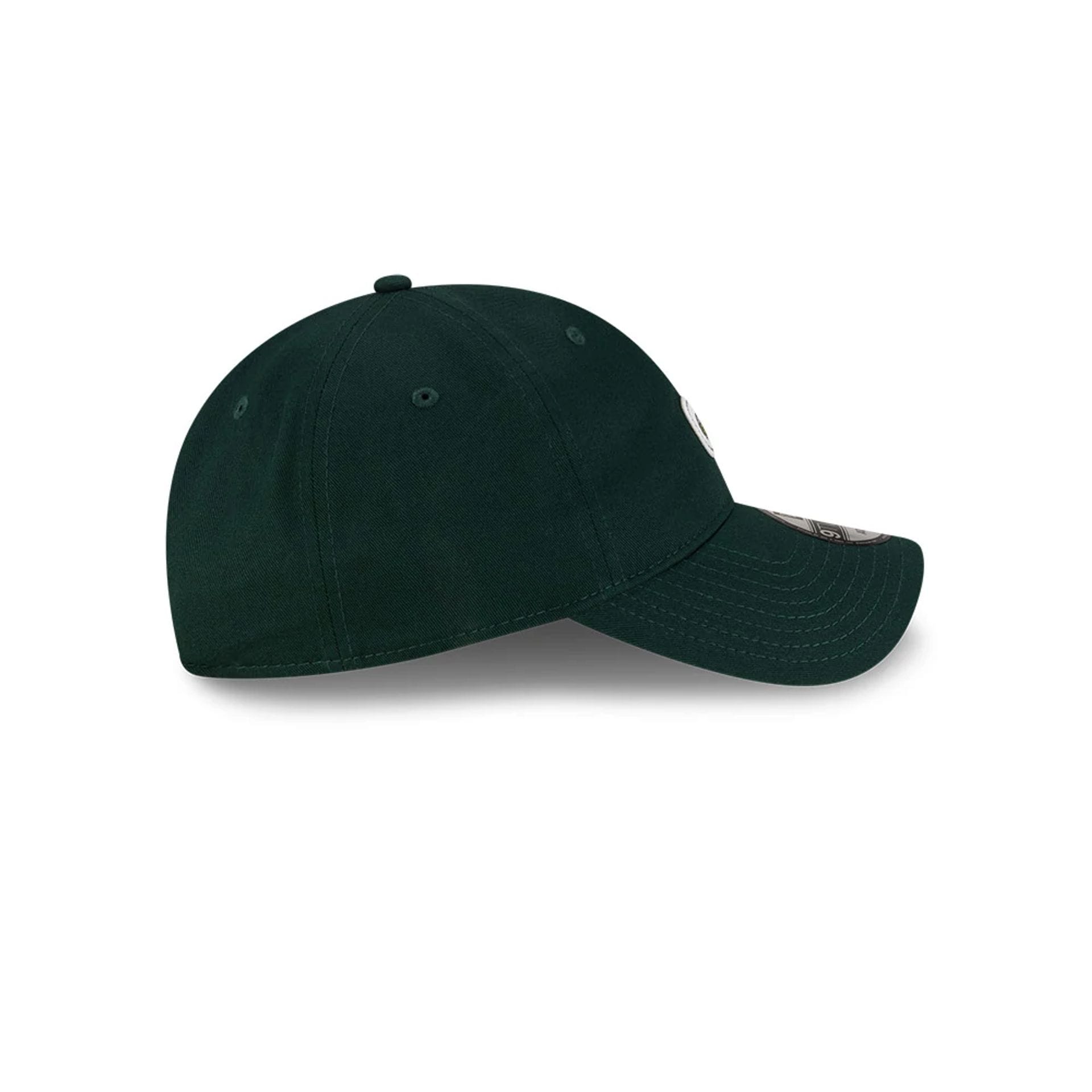 Pictured is this Lacoste X New Era Golf 9TWENTY cap in dark green.  8