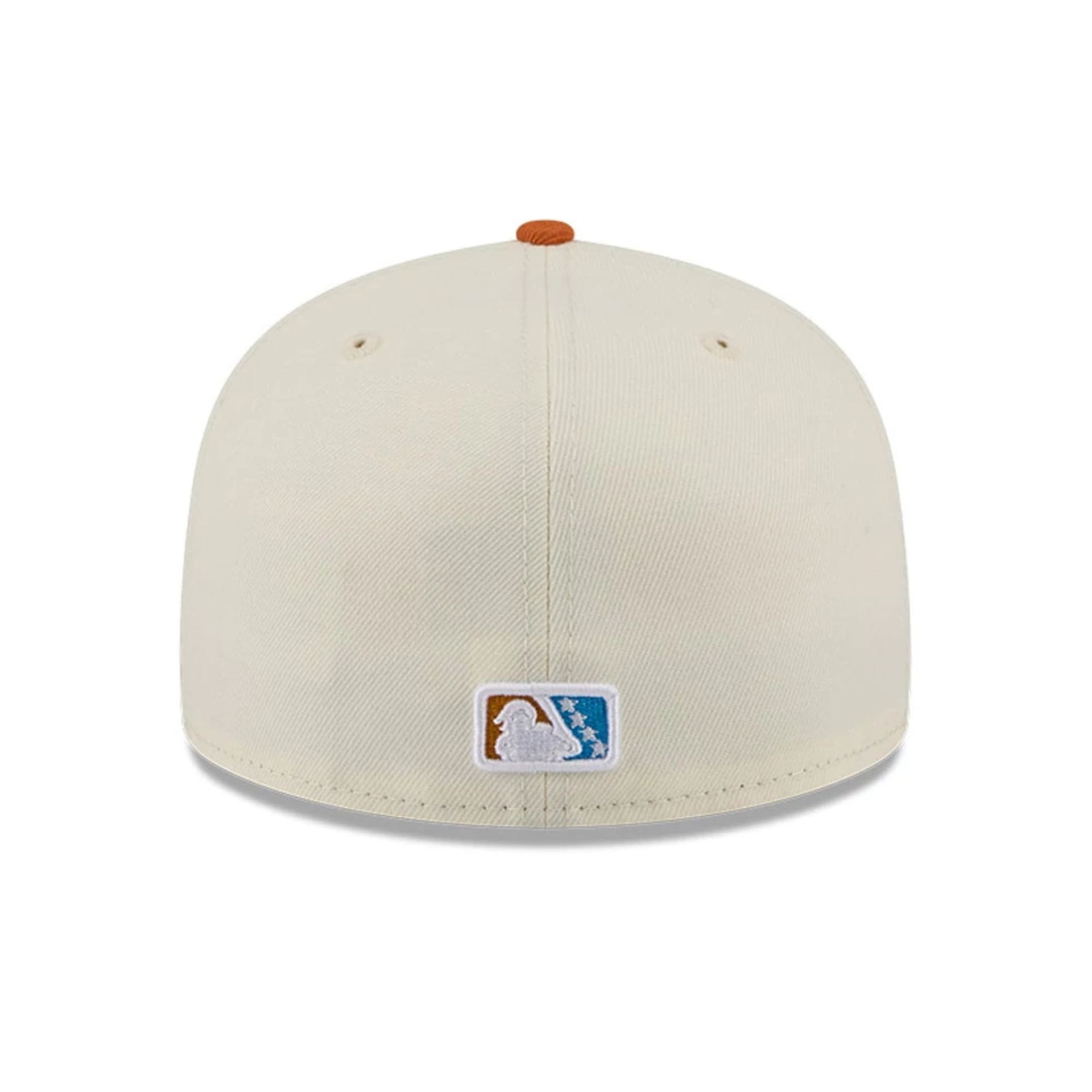 Pictured is this MiLB Theme Night Louisville Bats 59FIFTY Fitted cap in Cream. 6