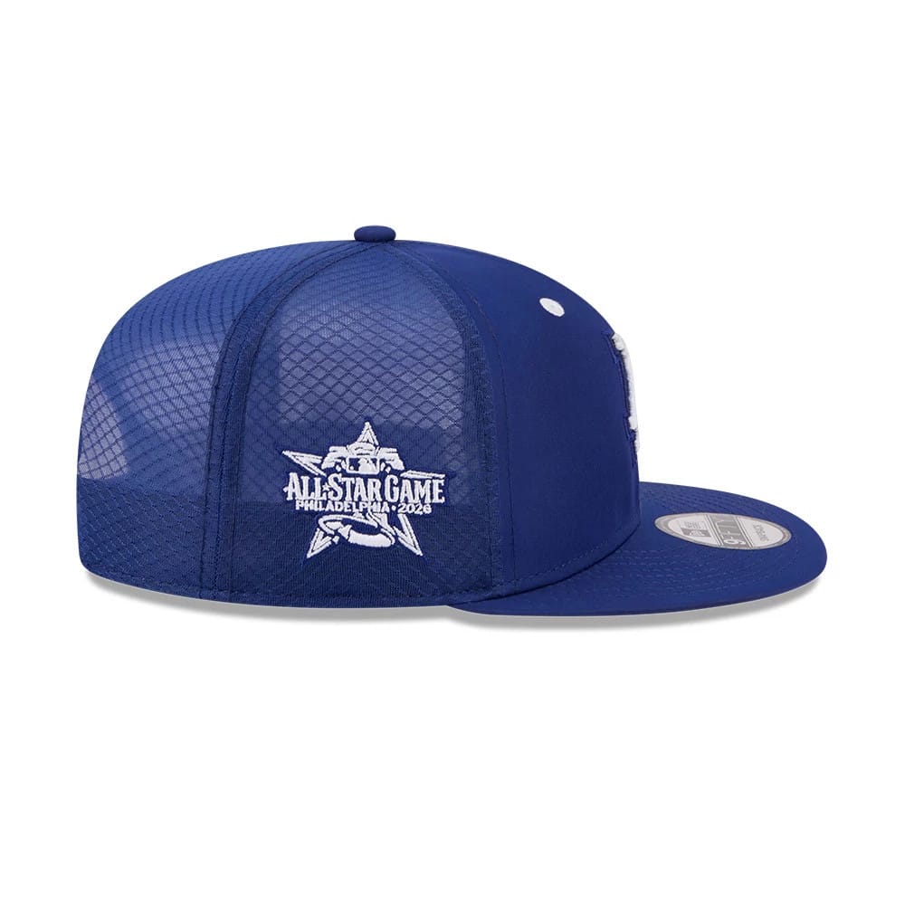 Pictured is this MLB All Star Game LA Dodgers 9FIFTY Snapback cap in dark blue. 5
