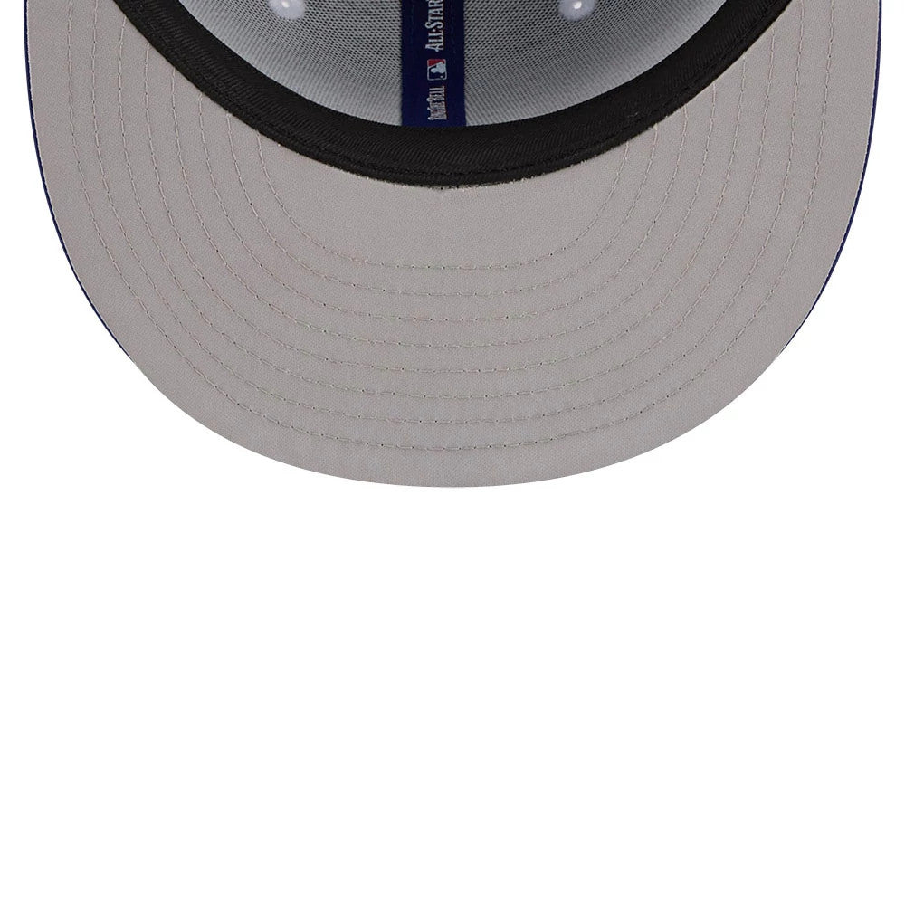 Pictured is this MLB All Star Game LA Dodgers 9FIFTY Snapback cap in dark blue. 2