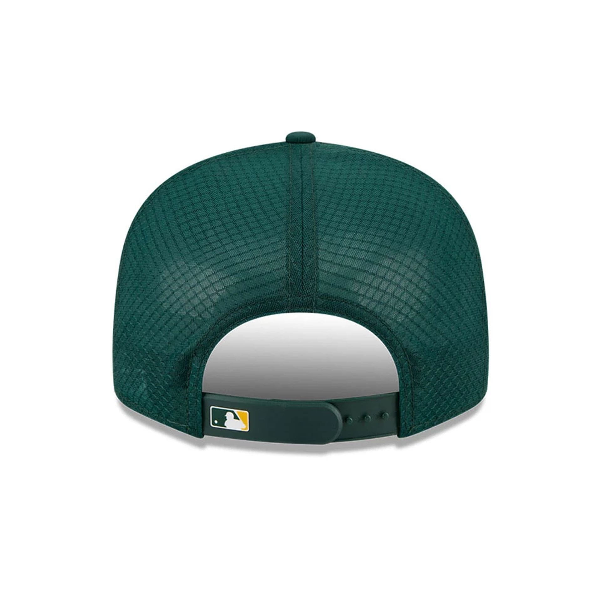 Pictured is this MLB All Star Game Athletics 9FIFTY Snapback cap in dark green. 7