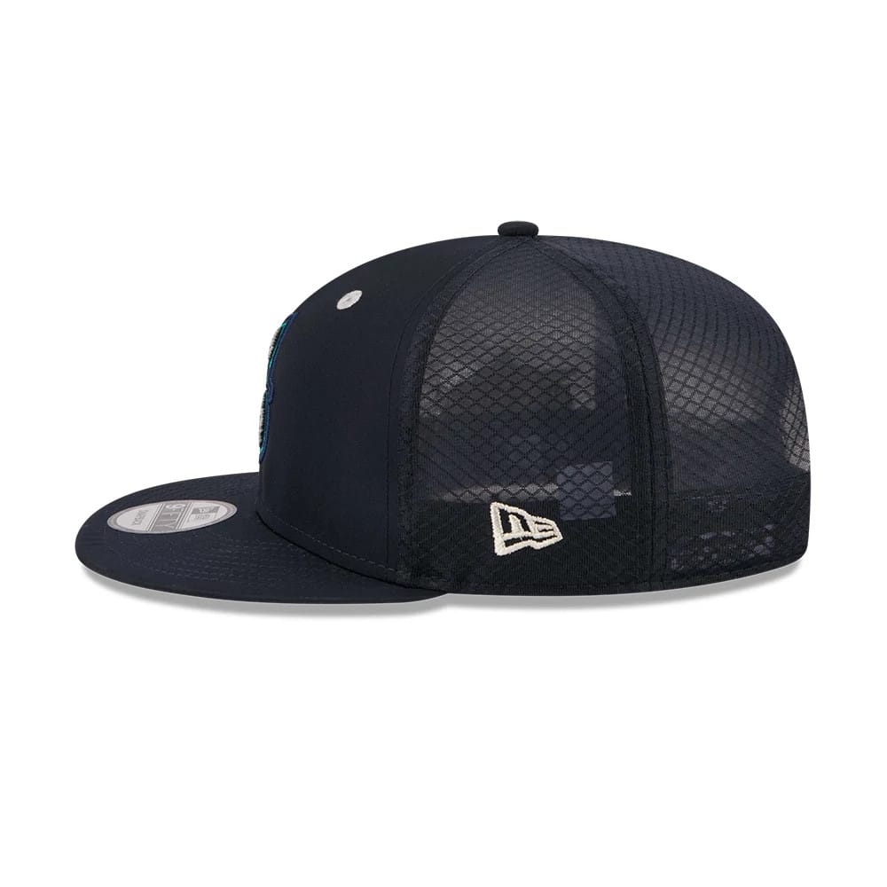 Pictured is this MLB All Star Game Seattle Mariners 9FIFTY Snapback cap in navy. 6