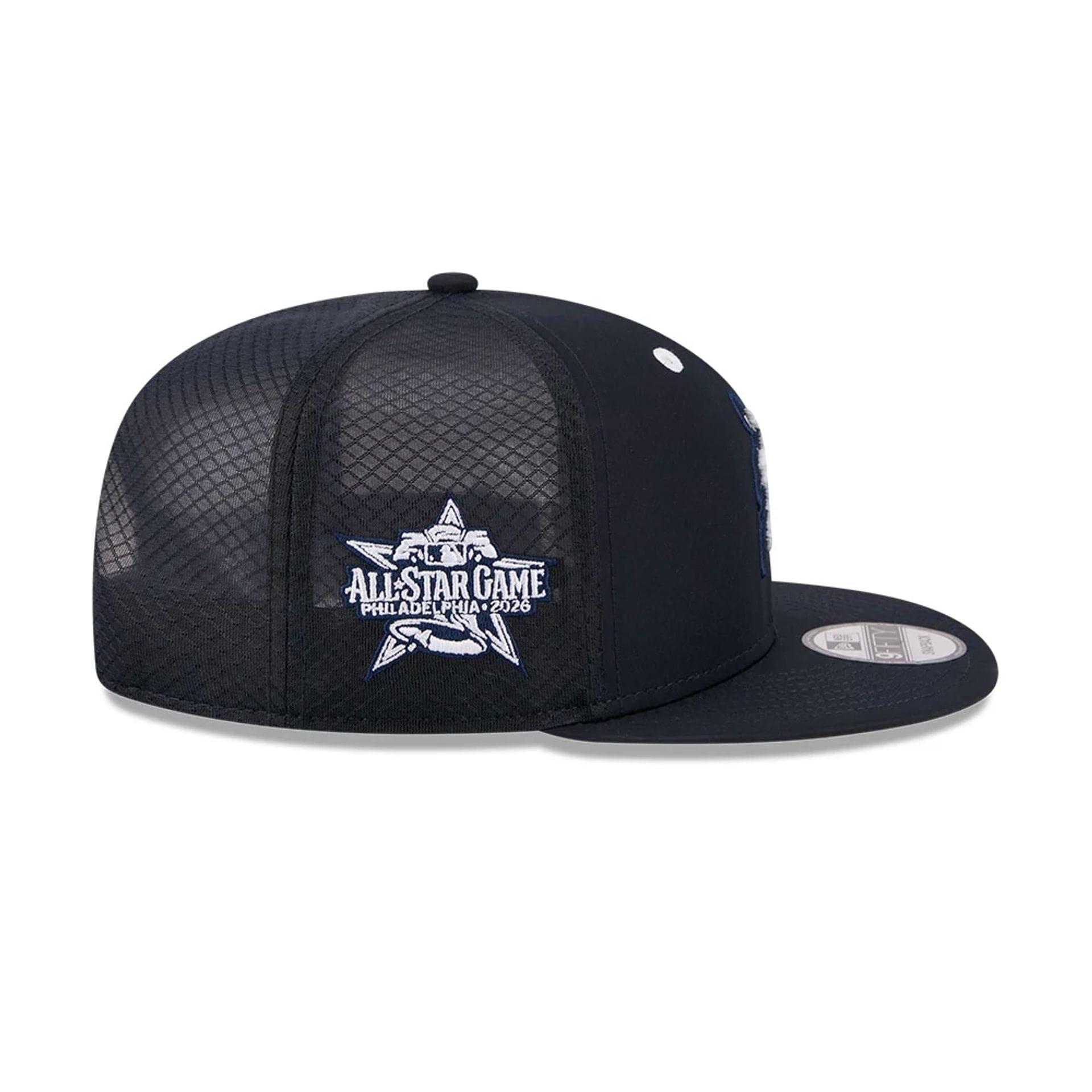 Pictured is this MLB All Star Game Detroit Tigers 9FIFTY Snapback cap in navy. 5