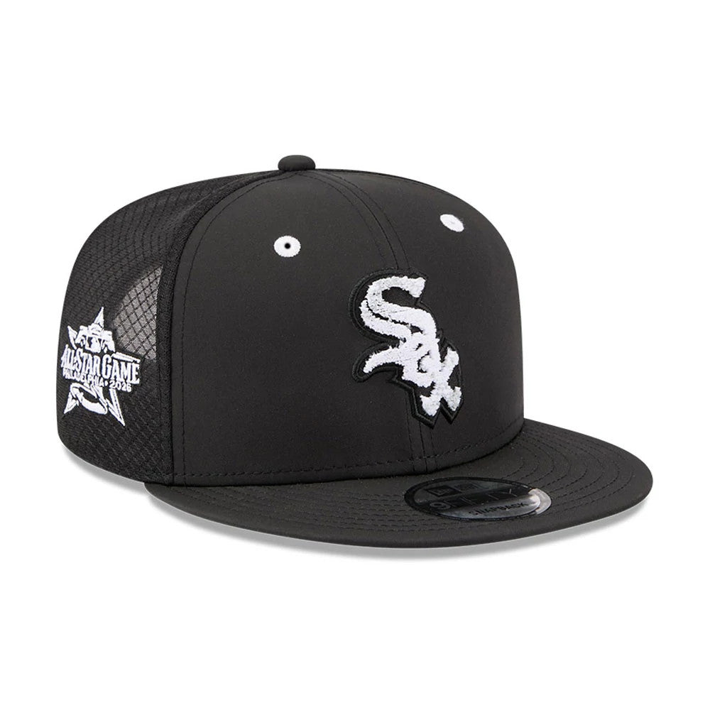 Pictured is this MLB All Star Game Chicago White Sox 9FIFTY Snapback cap in black. 1