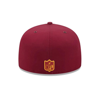 Pictured is this NFL Sideline 2026 Washington Commanders 59FIFTY Fitted cap in dark red. 6