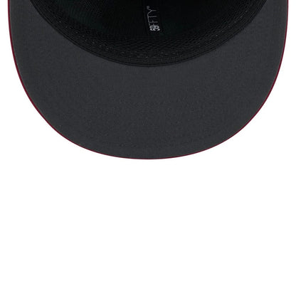 Pictured is this NFL Sideline 2026 Washington Commanders 59FIFTY Fitted cap in dark red. 2