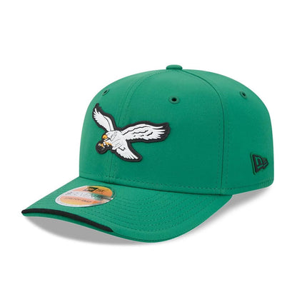 Pictured is this NFL Sideline 2026 Philadelphia Eagles 9SEVENTY Stretch Snap cap in Green. 1
