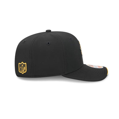 Pictured is this NFL Sideline 2026 Pittsburgh Steelers 9SEVENTY Stretch Snap cap in black. 6