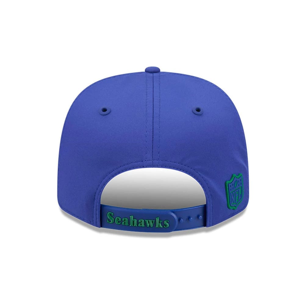 Pictured is this NFL Sideline 2026 Seattle Seahawks 9SEVENTY Stretch Snap cap in blue. 5