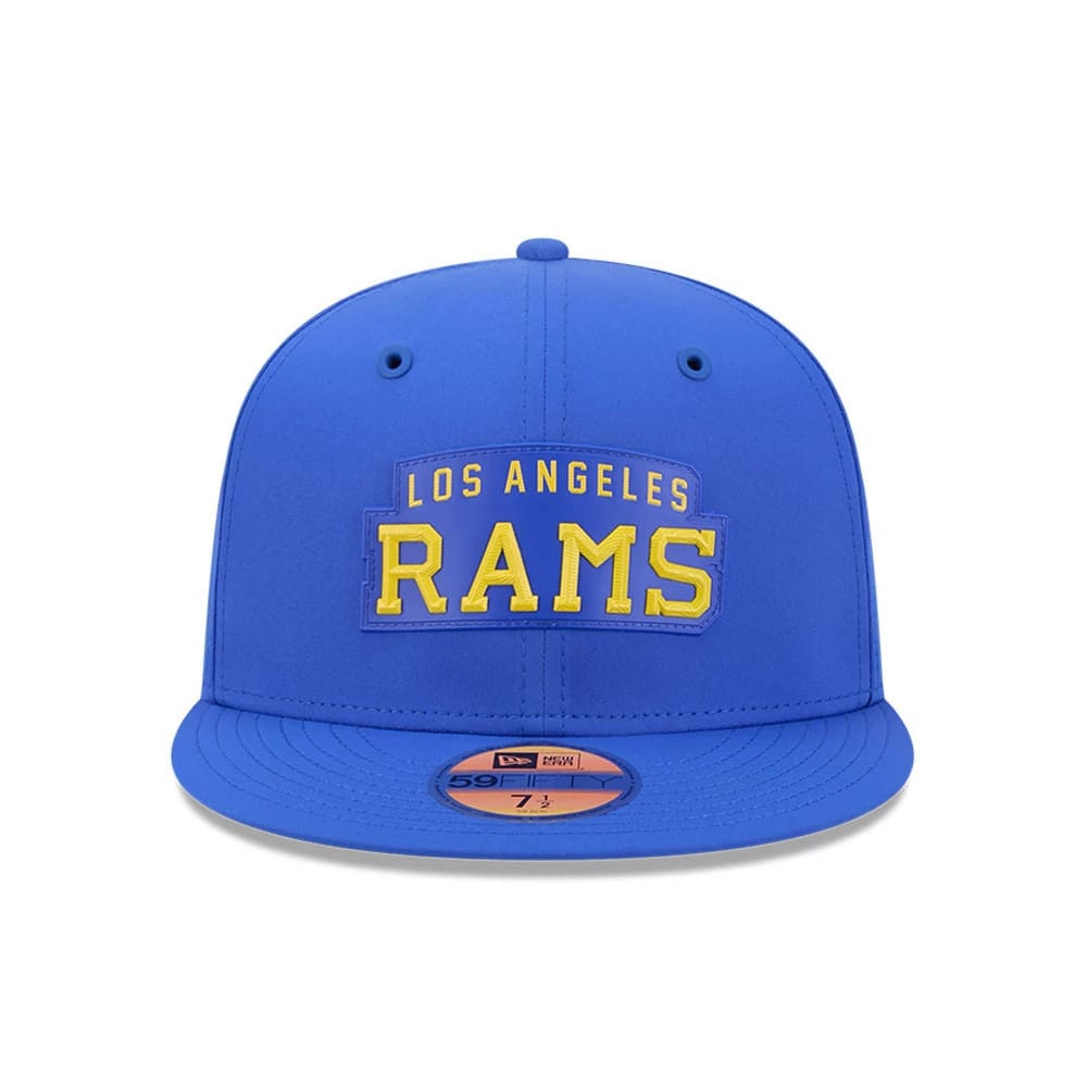 Pictured is this NFL Sideline 2026 LA Rams 59FIFTY Fitted cap in blue. 3