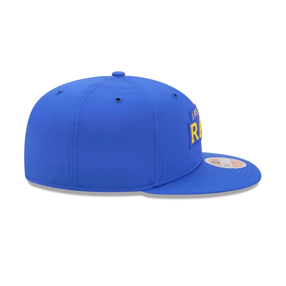 Pictured is this NFL Sideline 2026 LA Rams 59FIFTY Fitted cap in blue. 7