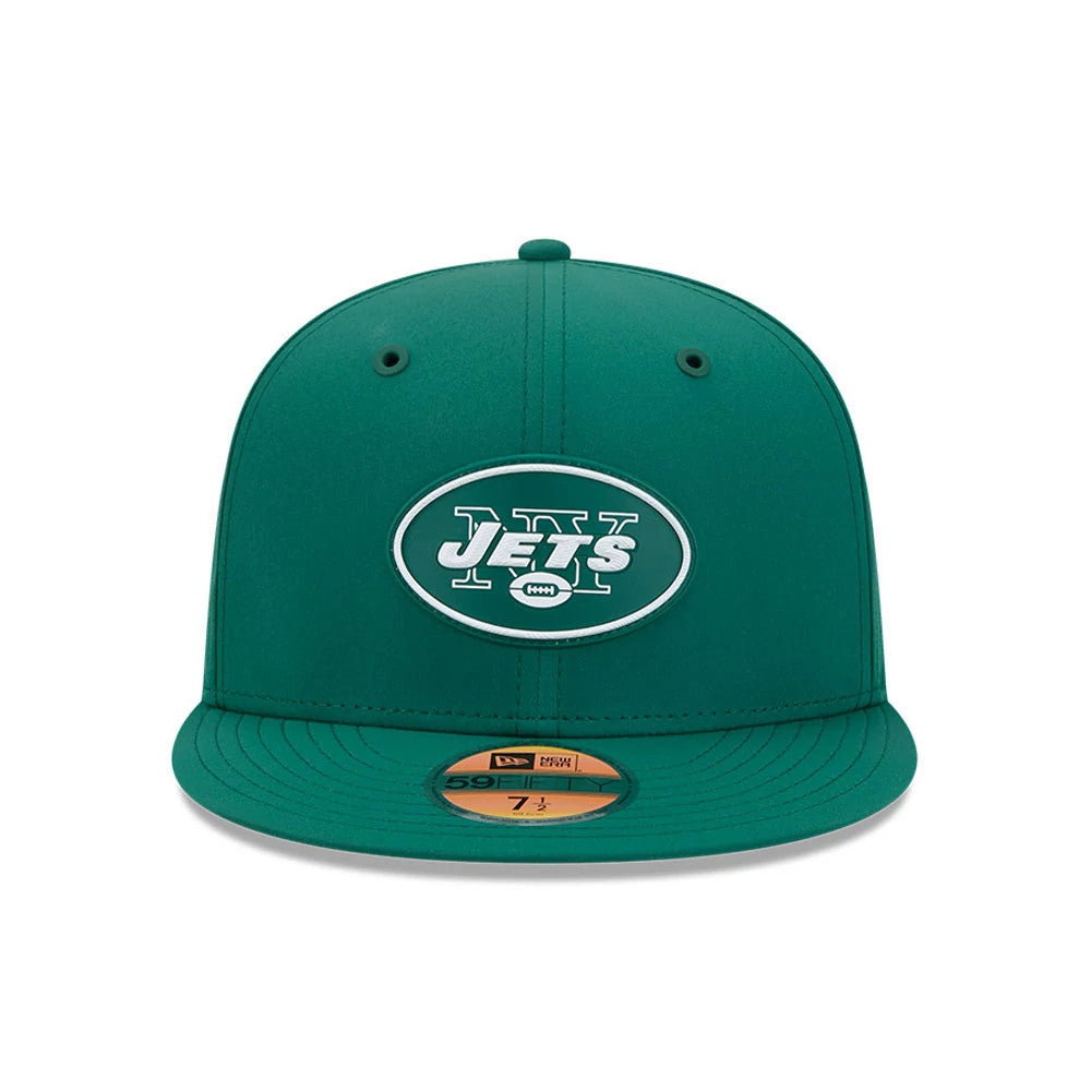 Pictured is this NFL Sideline 2026 New York Jets 59FIFTY Fitted cap in green. 3