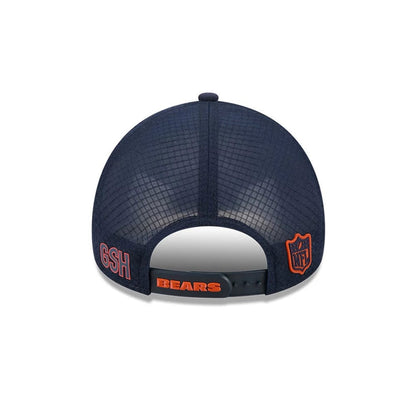 Pictured is this NFL Sideline 2026 Chicago Bears 9FORTY Apex cap in navy. 4