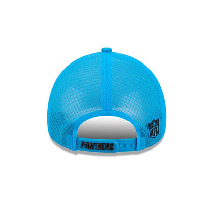 Pictured is this NFL Sideline 2026 Carolina Panthers 9FORTY Apex cap in blue. 6