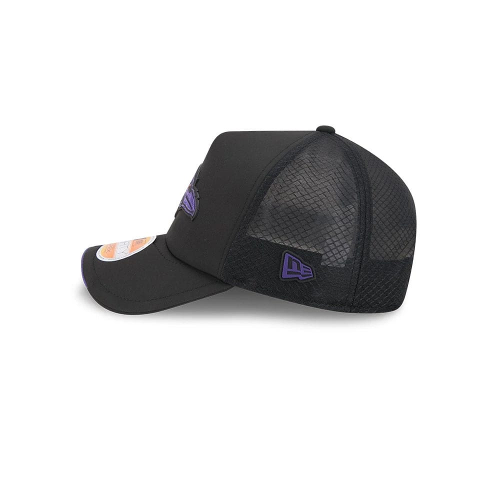 Pictured is this NFL Sideline 2026 Baltimore Ravens 9FORTY Apex cap in black. 4