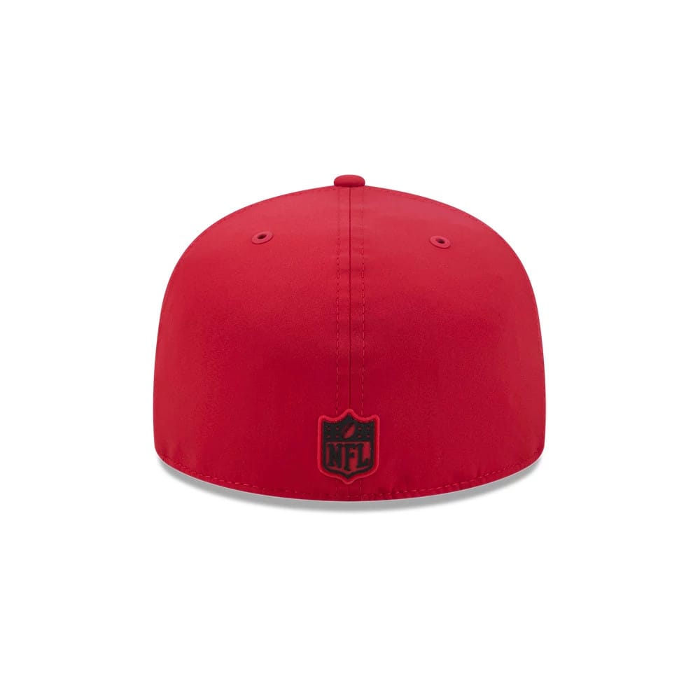 Pictured is this NFL Sideline 2026 San Francisco 49ers 59FIFTY Fitted cap in red. 8