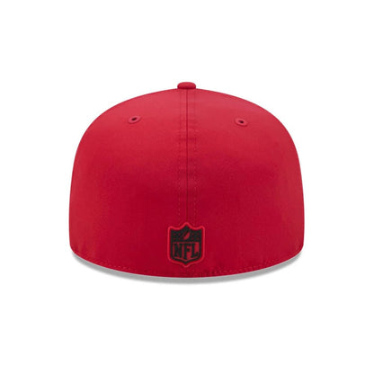 Pictured is this NFL Sideline 2026 San Francisco 49ers 59FIFTY Fitted cap in red. 12