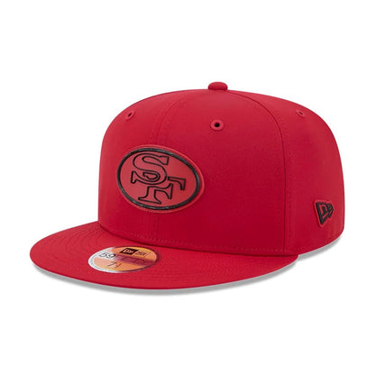 Pictured is this NFL Sideline 2026 San Francisco 49ers 59FIFTY Fitted cap in red. 1