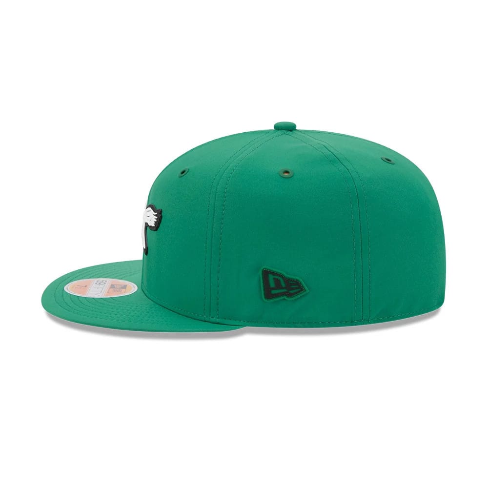 Pictured is this NFL Sideline 2026 Philadelphia Eagles 59FIFTY Fitted cap in Green. 5