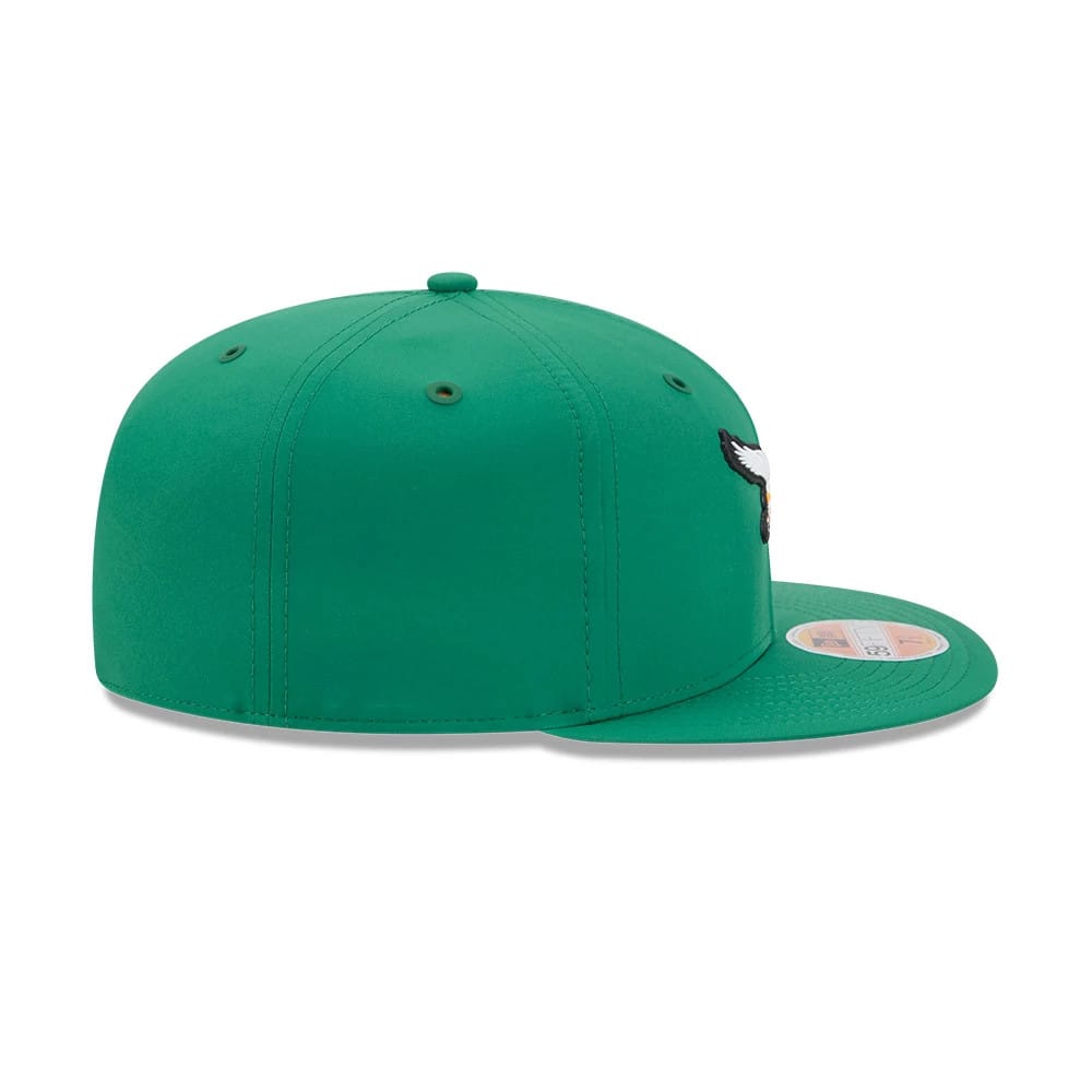 Pictured is this NFL Sideline 2026 Philadelphia Eagles 59FIFTY Fitted cap in Green. 6