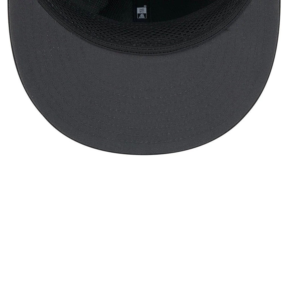 Pictured is this NFL Sideline 2026 Las Vegas Raiders 59FIFTY Fitted cap in Black. 10