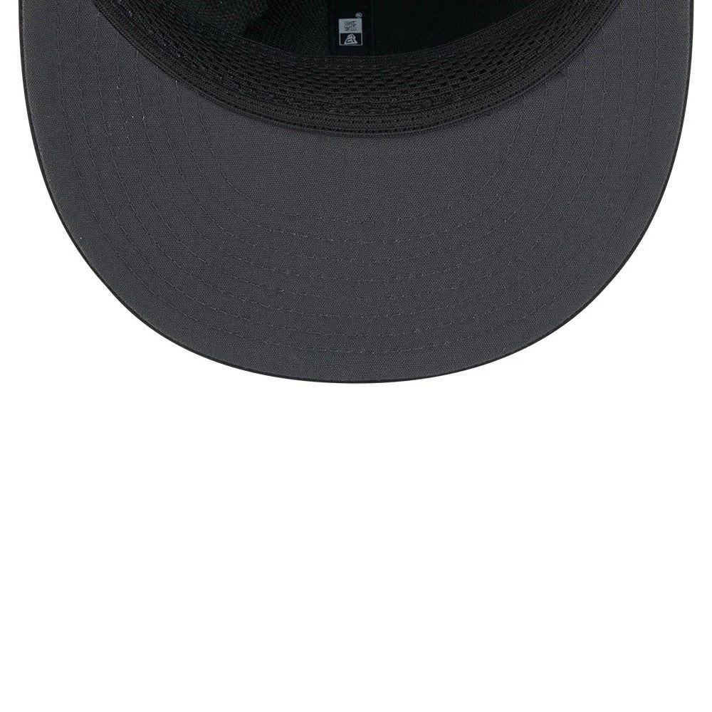 Pictured is this NFL Sideline 2026 Las Vegas Raiders 59FIFTY Fitted cap in Black. 12