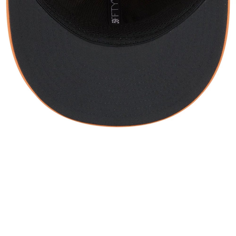 Pictured is this NFL Sideline 2026 Tampa Bay Buccaneers 59FIFTY Fitted cap in orange. 2