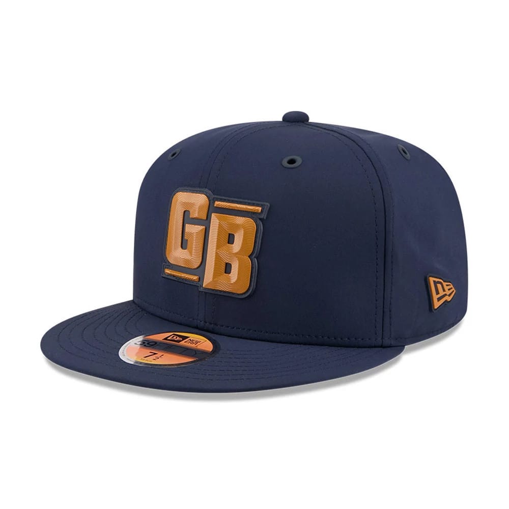 Pictured is this NFL Sideline 2026 Green Bay Packers 59FIFTY Fitted cap in dark blue. 1