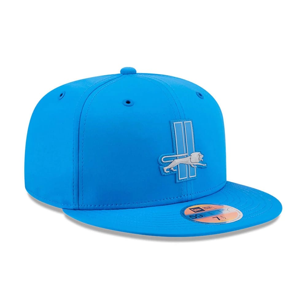 Pictured is this NFL Sideline 2026 Detroit Lions 59FIFTY Fitted cap in blue. 4