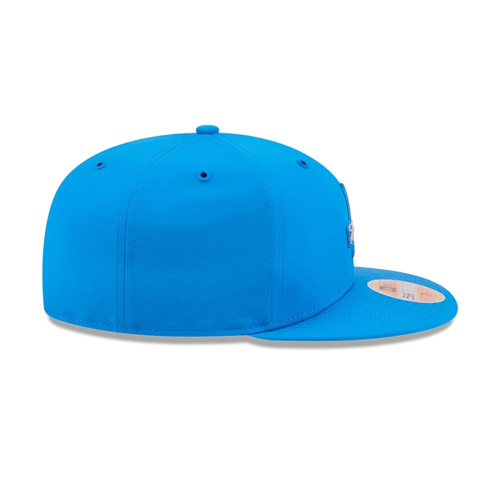 Pictured is this NFL Sideline 2026 Detroit Lions 59FIFTY Fitted cap in blue. 7