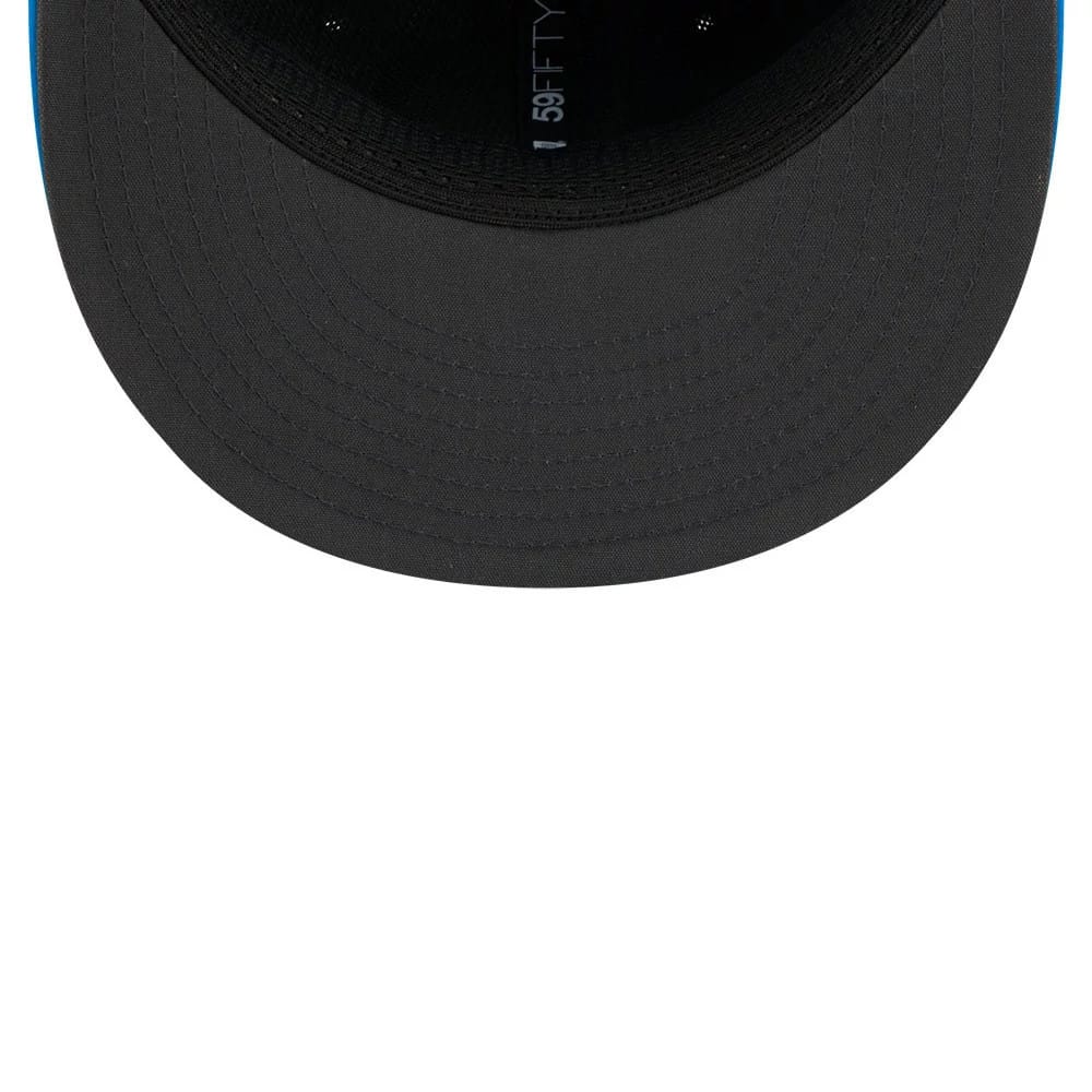 Pictured is this NFL Sideline 2026 Detroit Lions 59FIFTY Fitted cap in blue. 2