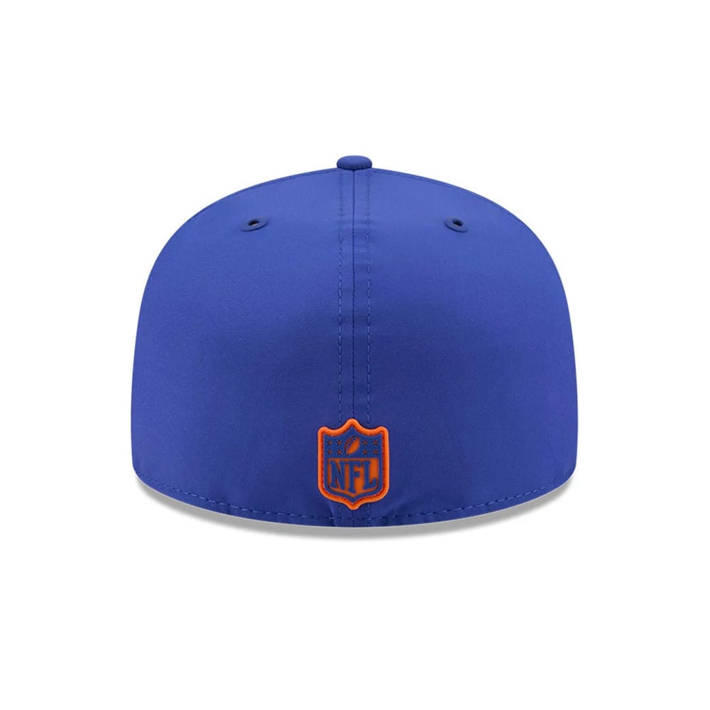 Pictured is this NFL Sideline 2026 Denver Broncos 59FIFTY Fitted cap in blue. 7