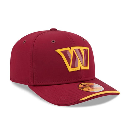 Pictured is this NFL Sideline 2026 Washington Commanders 9SEVENTY Stretch Snap cap in dark red. 3