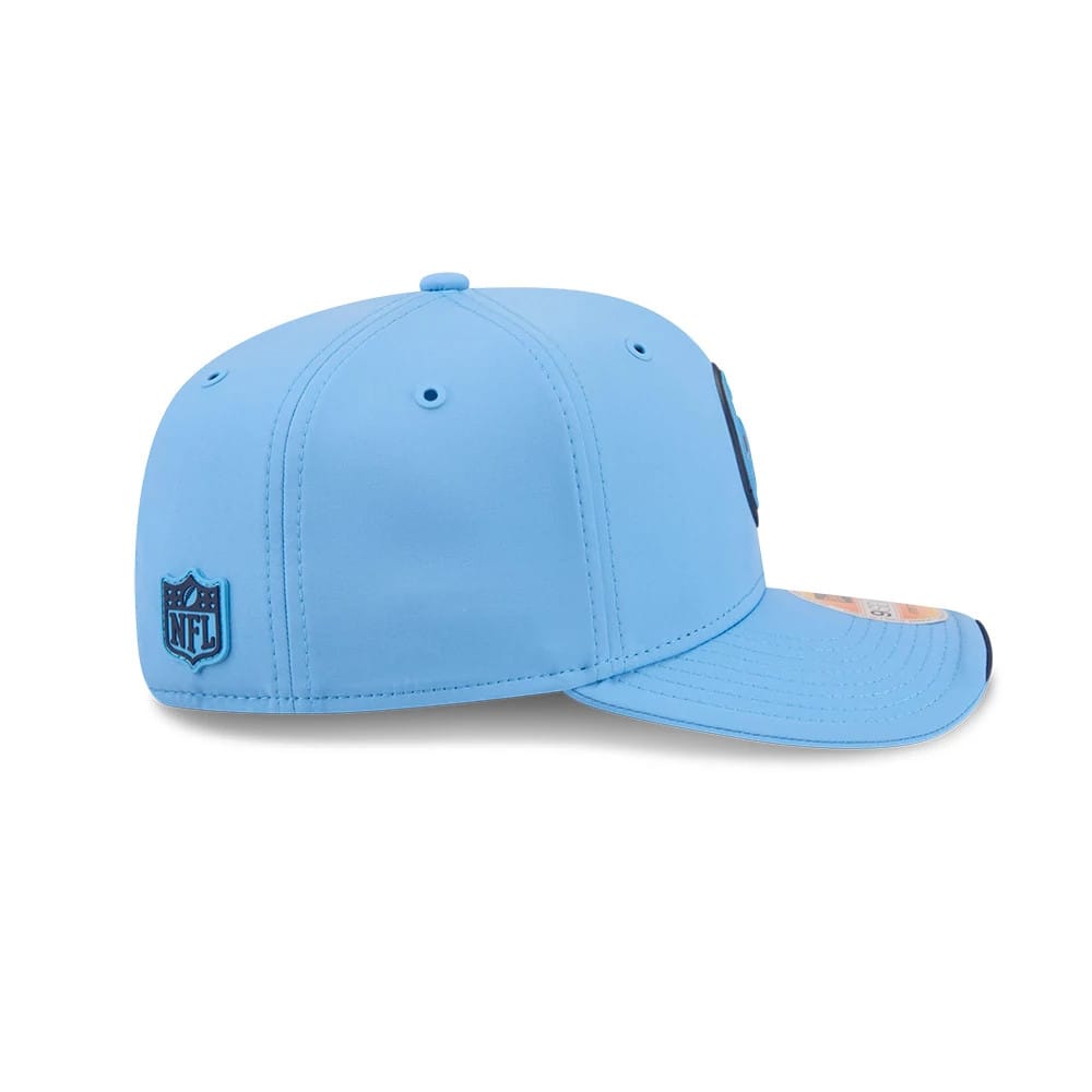 Pictured is this NFL Sideline 2026 Tennessee Titans 9SEVENTY Stretch Snap cap in pastel blue. 6