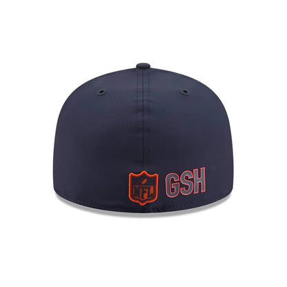 Pictured is this NFL Sideline 2026 Chicago Bears 59FIFTY Fitted cap in Navy. 5
