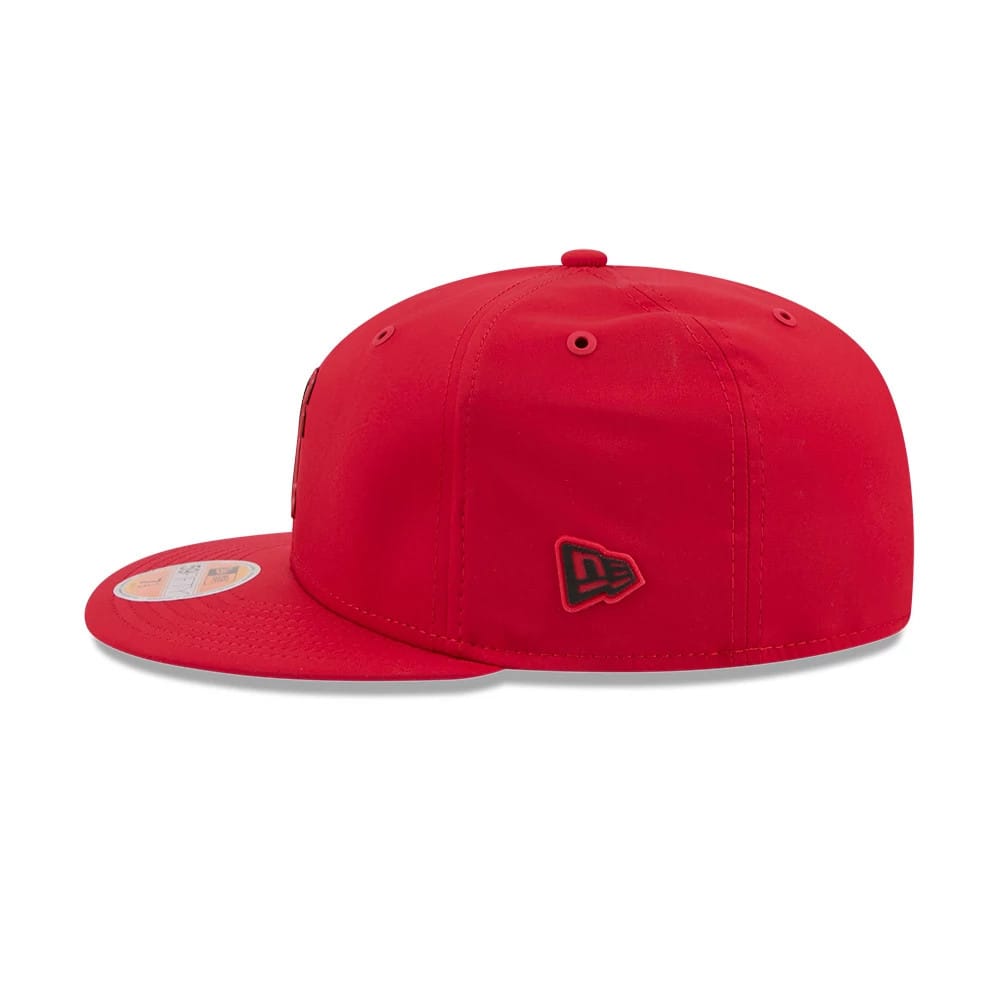 Pictured is this NFL Sideline 2026 Atlanta Falcons 59FIFTY Fitted cap in Red. 6