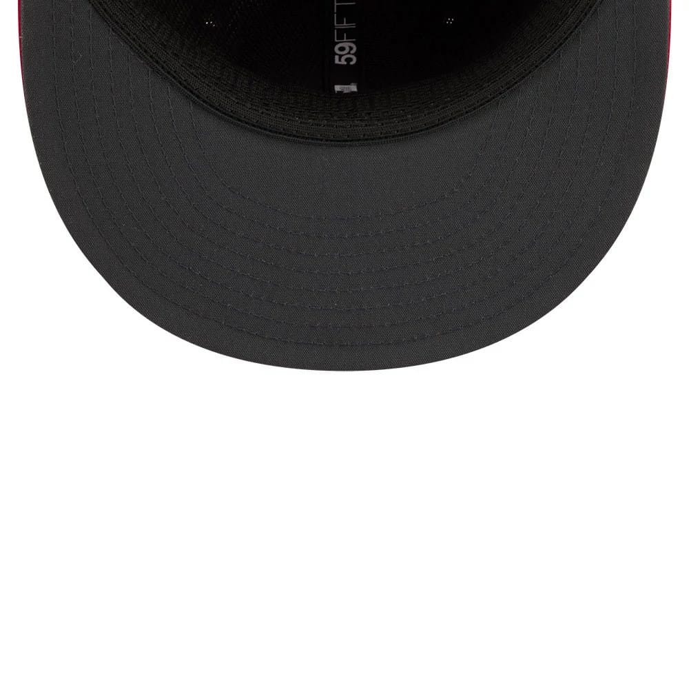 Pictured is this NFL Sideline 2026 Atlanta Falcons 59FIFTY Fitted cap in Red. 2