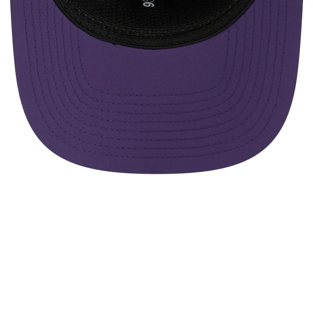 Pictured is this NFL Sideline 2026 Minnesota Vikings 9SEVENTY Stretch Snap cap in purple. 7