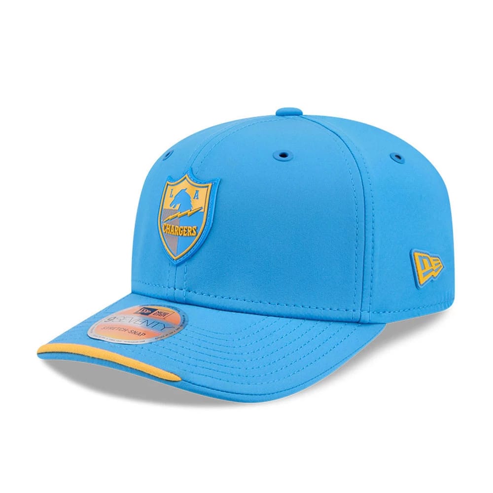 Pictured is this NFL Sideline 2026 LA Chargers 9SEVENTY Stretch Snap cap in blue. 1
