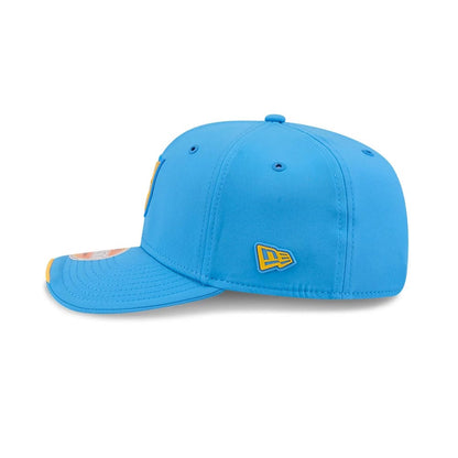 Pictured is this NFL Sideline 2026 LA Chargers 9SEVENTY Stretch Snap cap in blue. 4