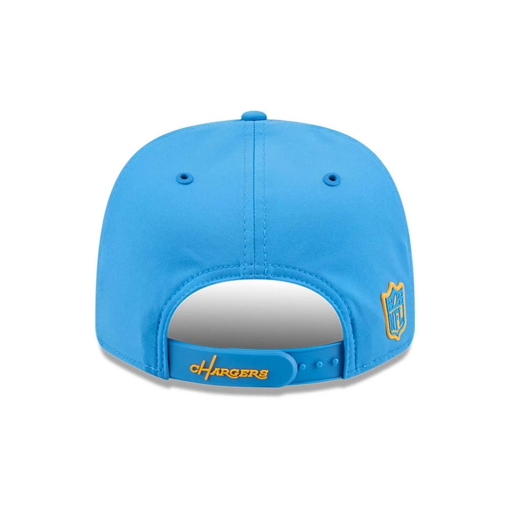 Pictured is this NFL Sideline 2026 LA Chargers 9SEVENTY Stretch Snap cap in blue. 5
