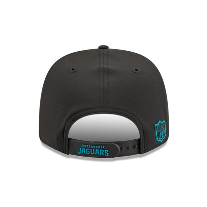 Pictured is this NFL Sideline 2026 Jacksonville Jaguars 9SEVENTY Stretch Snap cap in black. 4