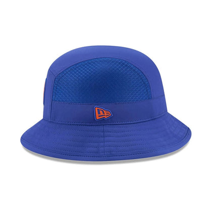 Pictured is this NFL Sideline 2026 Denver Broncos Stretch Bucket cap in blue. 5
