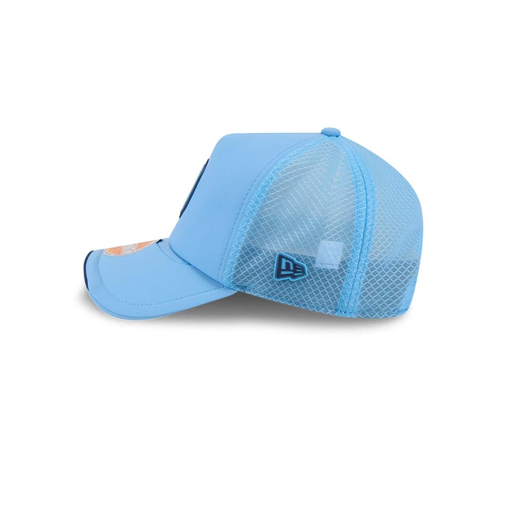 Pictured is this NFL Sideline 2026 Tennessee Titans 9FORTY Apex cap in pastel blue. 4