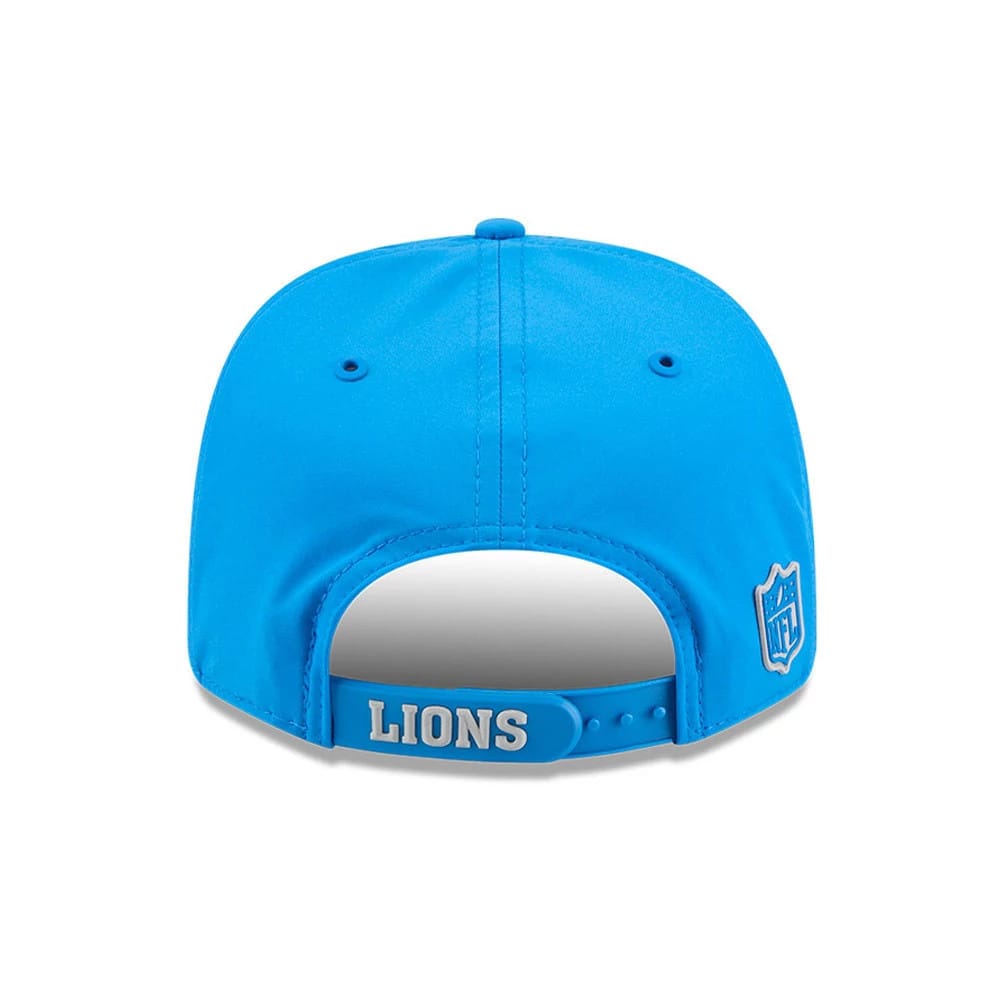 Pictured is this NFL Sideline 2026 Detroit Lions 9SEVENTY Stretch Snap cap in blue. 6