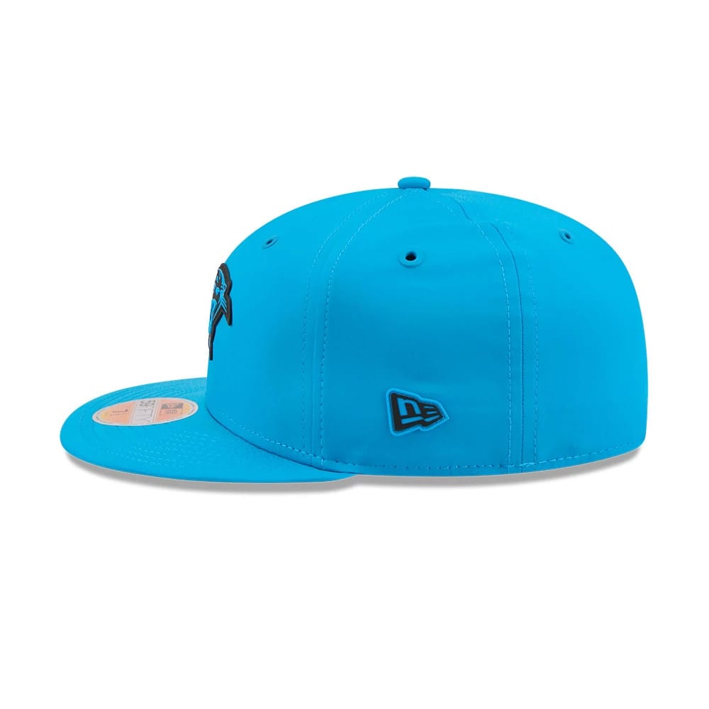 Pictured is this NFL Sideline 2026 Carolina Panthers 59FIFTY Fitted cap in blue. 5