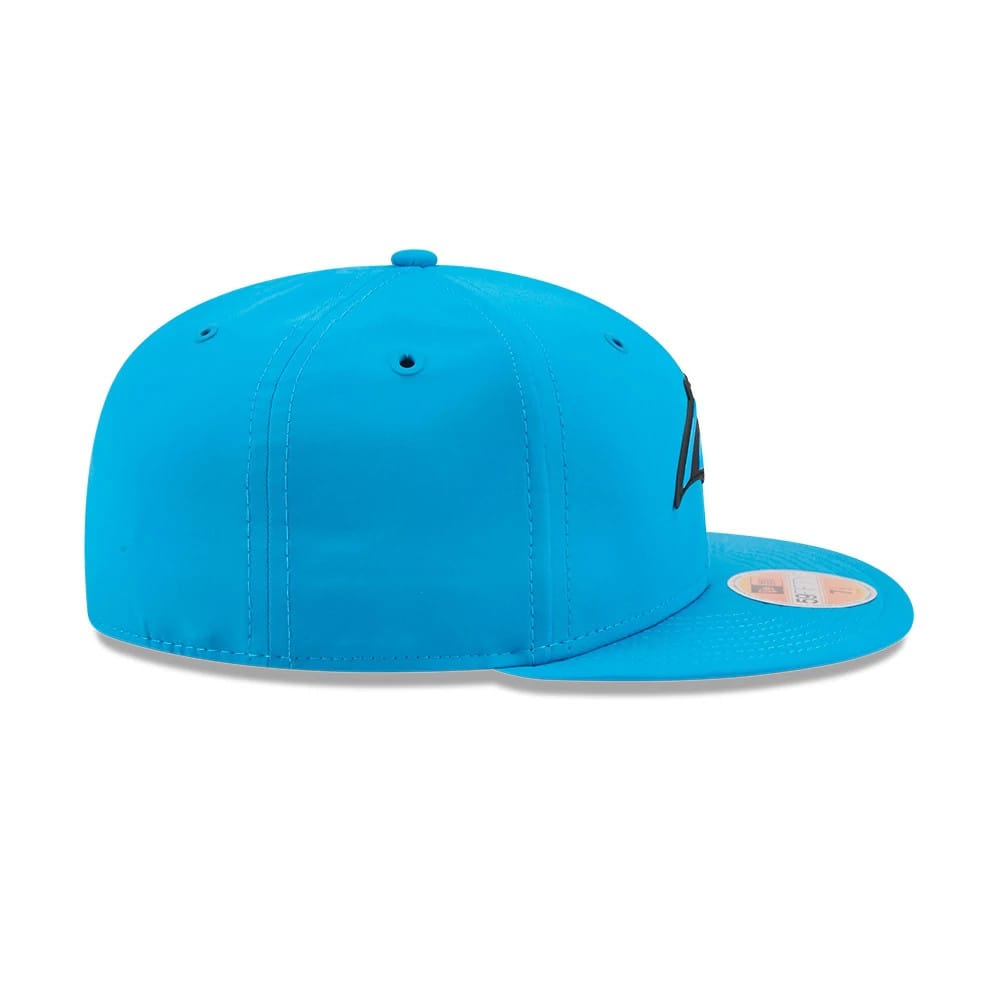Pictured is this NFL Sideline 2026 Carolina Panthers 59FIFTY Fitted cap in blue. 7