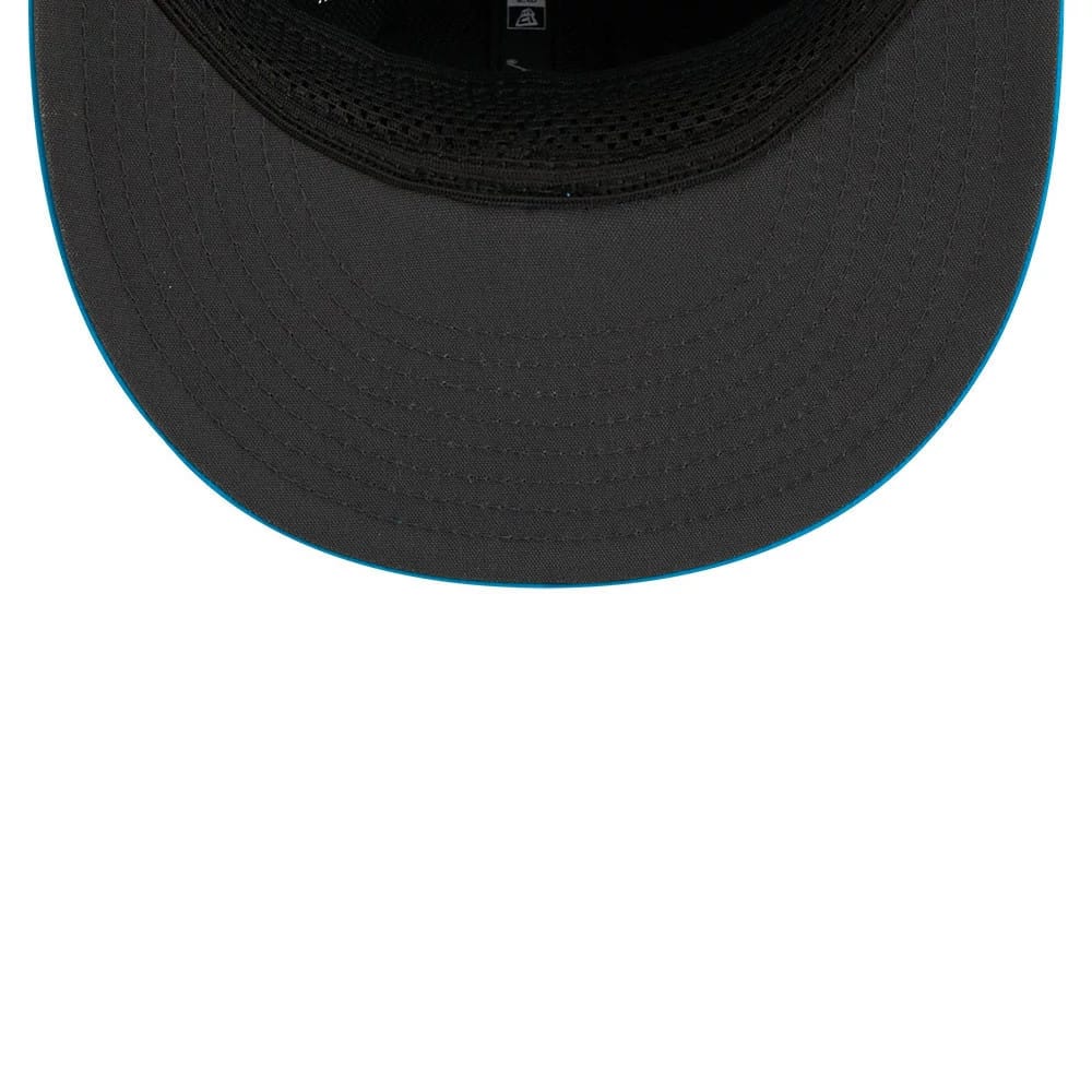 Pictured is this NFL Sideline 2026 Carolina Panthers 59FIFTY Fitted cap in blue. 2